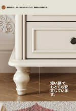 チェリーパイン製ナイトテーブル|優雅なデザインと実用性を兼ね備えた寝室家具 hl-4890