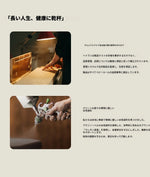 シンプルでエレガントなチェリー材とパイン製デスク - 収納付きデザイン、ホームオフィスや学習スペースに最適! hl-4895