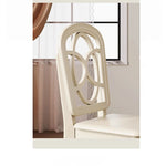 チェリー材エアレザー製のモダンデザインチェア | 天然木の温もりを楽しむ高級感あふれる家具 hl-4896