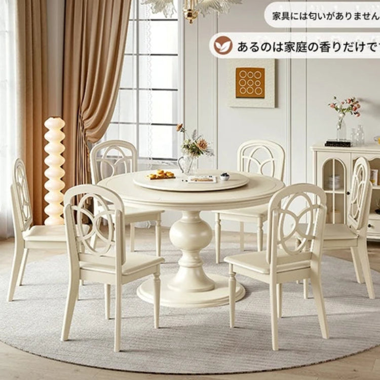 チェリー材使用のエレガントテーブルセット|シンプルで洗練されたデザイン|ダイニングやリビングに最適なインテリア家具 hl-4898