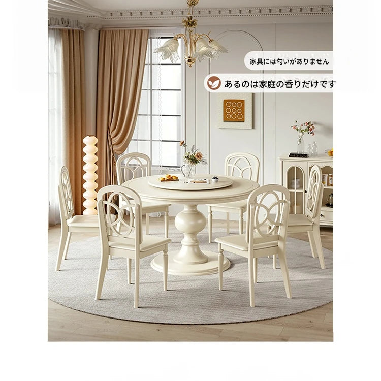 チェリー材使用のエレガントテーブルセット|シンプルで洗練されたデザイン|ダイニングやリビングに最適なインテリア家具 hl-4898