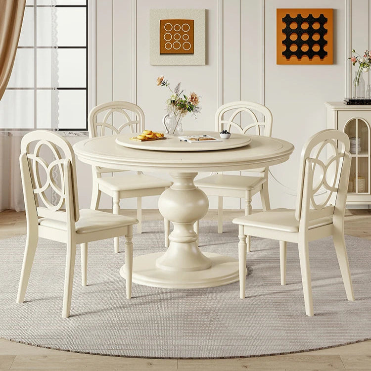 チェリー材使用のエレガントテーブルセット|シンプルで洗練されたデザイン|ダイニングやリビングに最適なインテリア家具 hl-4898