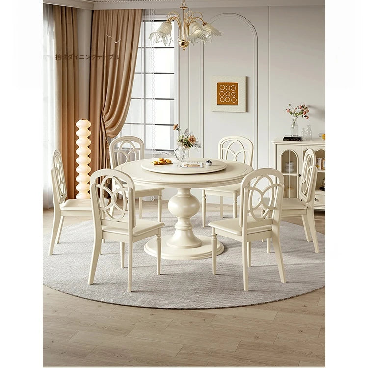 チェリー材使用のエレガントテーブルセット|シンプルで洗練されたデザイン|ダイニングやリビングに最適なインテリア家具 hl-4898