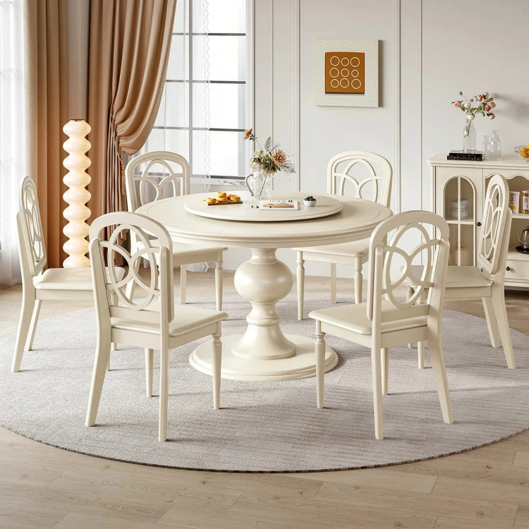 チェリー材使用のエレガントテーブルセット|シンプルで洗練されたデザイン|ダイニングやリビングに最適なインテリア家具 hl-4898