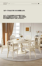 チェリー材使用のエレガントテーブルセット|シンプルで洗練されたデザイン|ダイニングやリビングに最適なインテリア家具 hl-4898