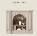 チェリーヴァーチ多層板キャビネット|洗練されたデザインの収納家具|リビング・オフィスに最適 hl-4903