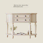 チェリーパイン製おしゃれキャビネット - お部屋を彩るエレガントな収納家具 hl-4905