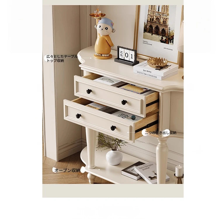 チェリーパイン製おしゃれキャビネット - お部屋を彩るエレガントな収納家具 hl-4905