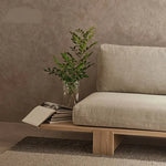 パイン材と綿麻のシンプルモダンソファー|スタイリッシュなリビングにピッタリ hlbjm-2007