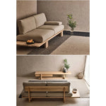 パイン材と綿麻のシンプルモダンソファー|スタイリッシュなリビングにピッタリ hlbjm-2007