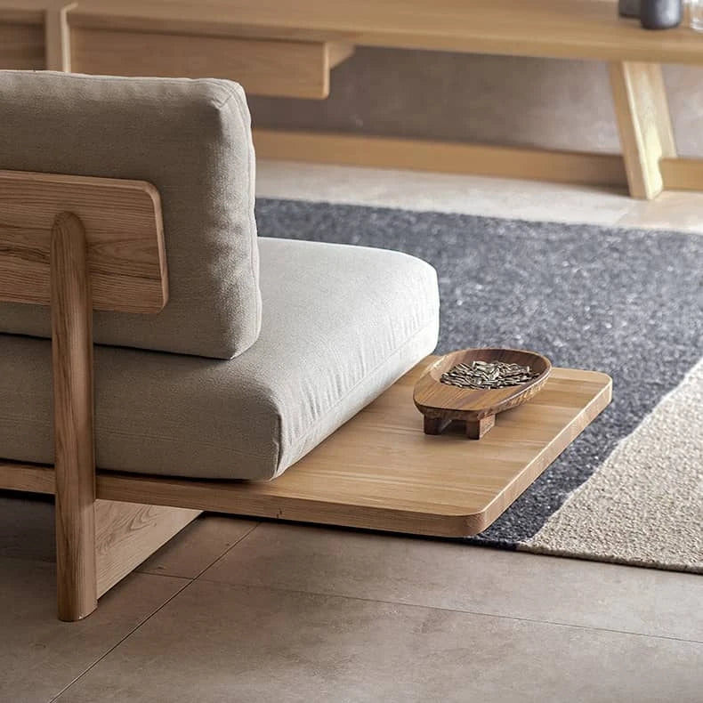 パイン材と綿麻のシンプルモダンソファー|スタイリッシュなリビングにピッタリ hlbjm-2007