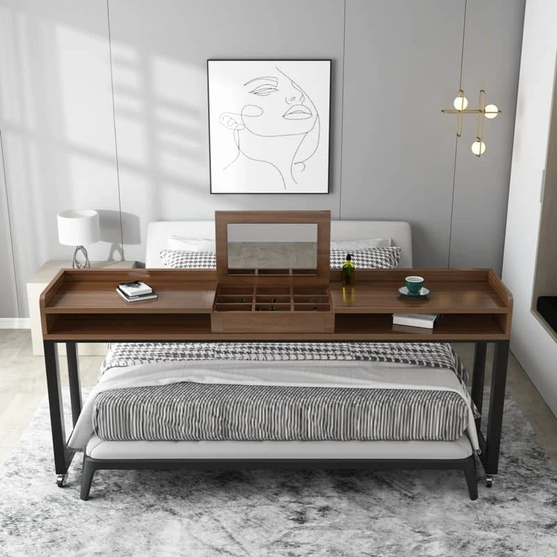 パイン材とガラスのスタイリッシュテーブル|おしゃれな北欧風デザイン家具 hlbjm-2009