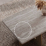 モダンなリビングにぴったり:石とレッドオークのセンターテーブル hlbjm-2011