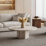 高級感漂う石材センターテーブル モダンなリビングのアクセント hlbjm-2012