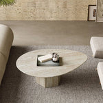 高級感漂う石材センターテーブル モダンなリビングのアクセント hlbjm-2012