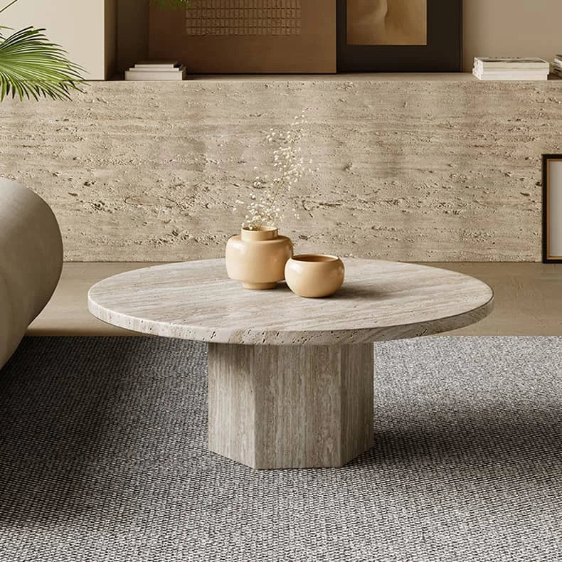 高級感漂う石材センターテーブル モダンなリビングのアクセント hlbjm-2012