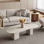 高級感漂う石材センターテーブル モダンなリビングのアクセント hlbjm-2012