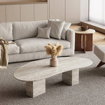 高級感漂う石材センターテーブル モダンなリビングのアクセント hlbjm-2012