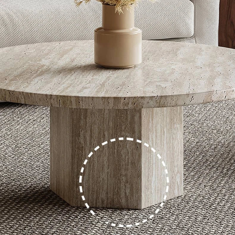 高級感漂う石材センターテーブル モダンなリビングのアクセント hlbjm-2012