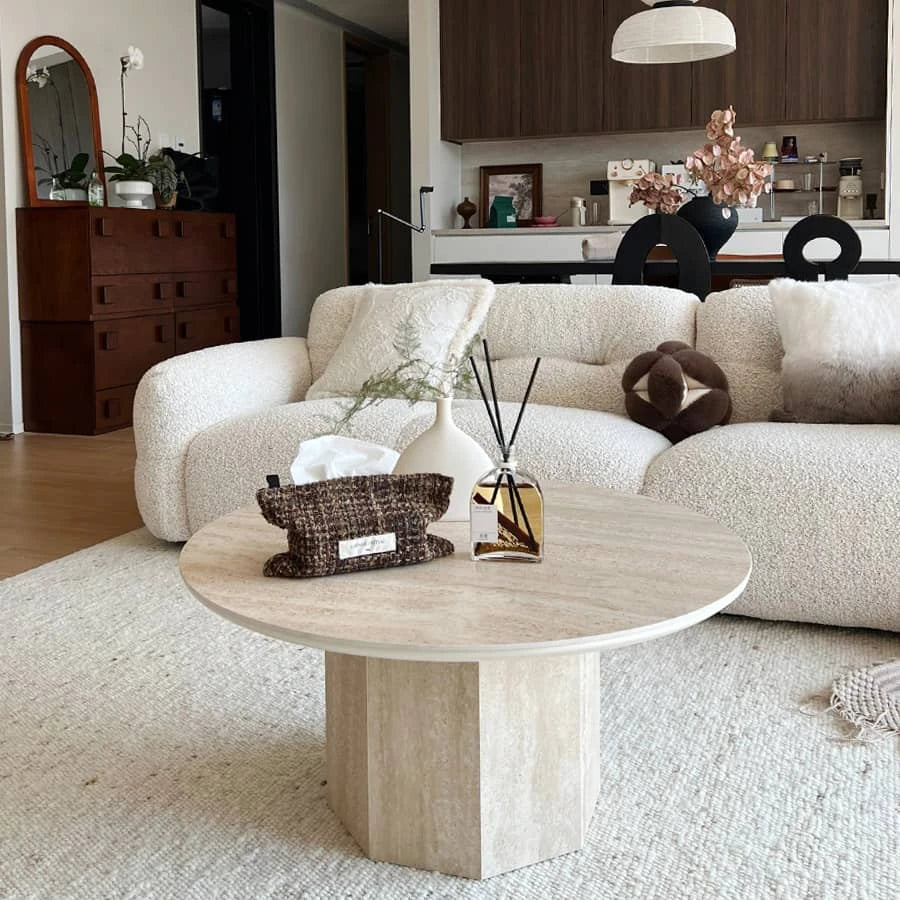 高級感漂う大理石センターテーブル|おしゃれなリビングを演出 hlbjm-2013