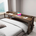 ベッド上にぴったり!パイン材のシンプル北欧デザインテーブル hlbjm-2014