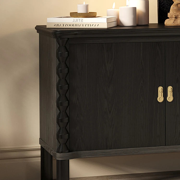 アッシュ材デザインの高級テレビ台|スタイリッシュな多層板キャビネット hld-4474