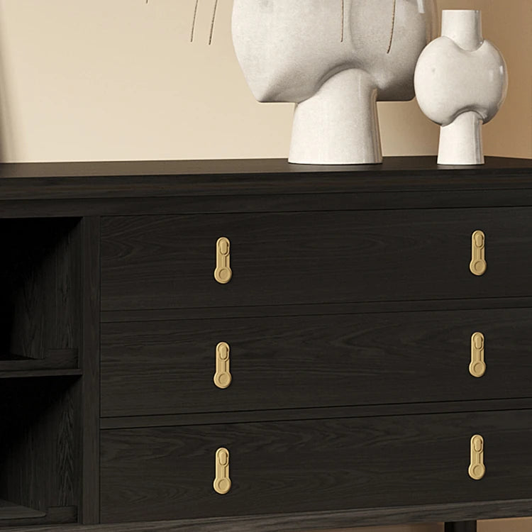 アッシュ材デザインの高級テレビ台|スタイリッシュな多層板キャビネット hld-4474