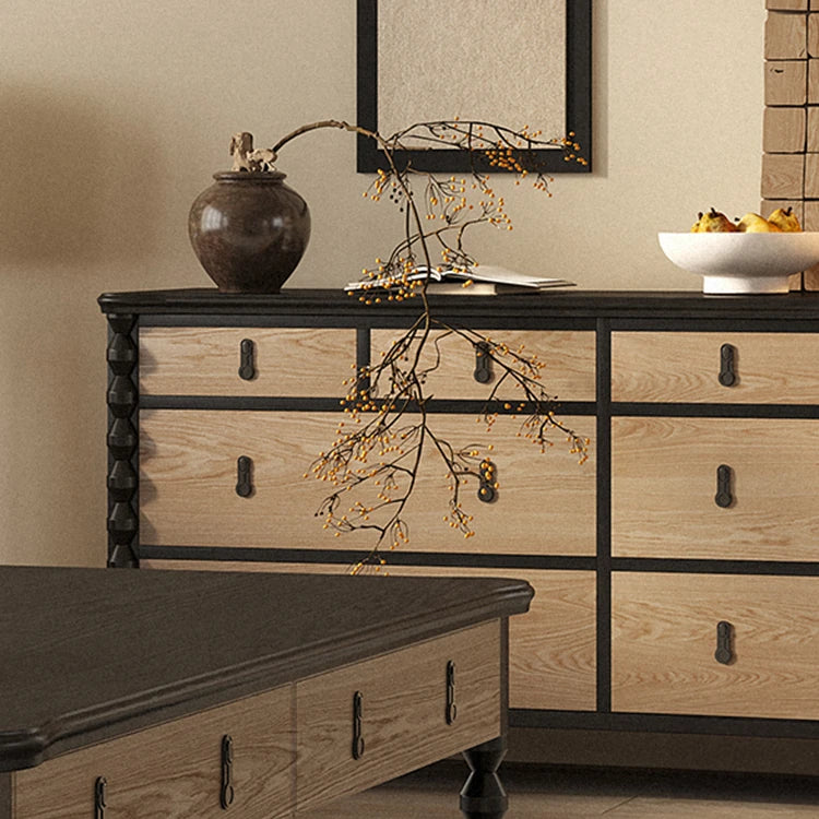 アッシュ材 多層板キャビネット|スタイリッシュで機能的な収納ソリューション hld-4482