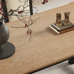 エレガントなコットンリネン製ダイニングチェア(アッシュウッドフレーム)- 4脚セット hld-4487