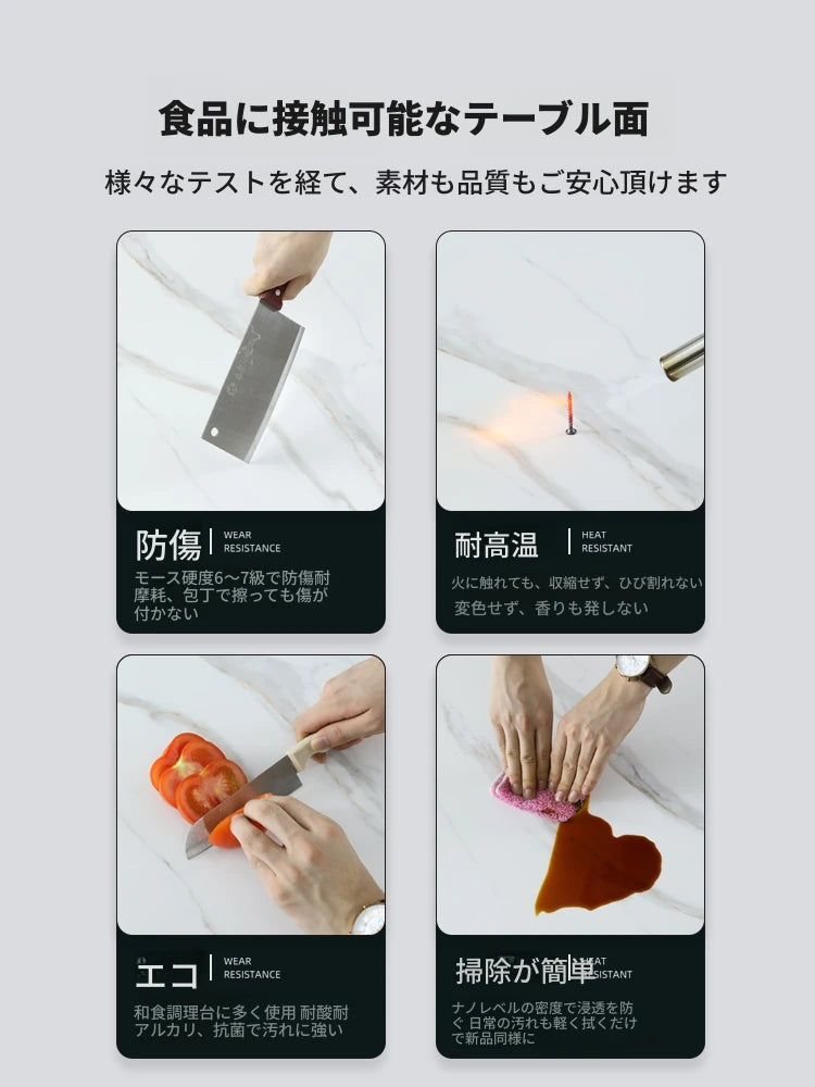 おしゃれなセラミック製センターテーブル|モダンデザインでリビングを華やかに|2点セット hldjj-3023