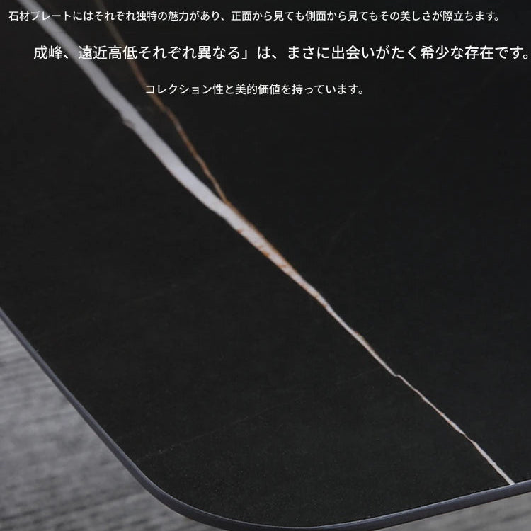 モダンセンターテーブル セラミック製 おしゃれなデザイン 丸型・ブラック&ホワイト 収納便利【リビング・ダイニングに最適】 hldjj-3024