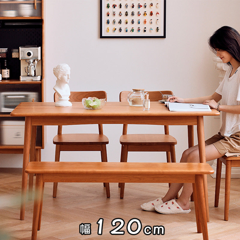 チェリー材使用テーブル|高級感ある北欧風デザイン hldmz-703