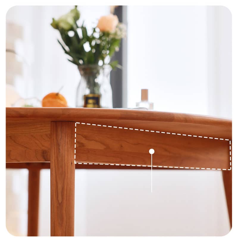 チェリー材テーブル|高級感溢れるおしゃれなダイニングテーブル hldmz-704