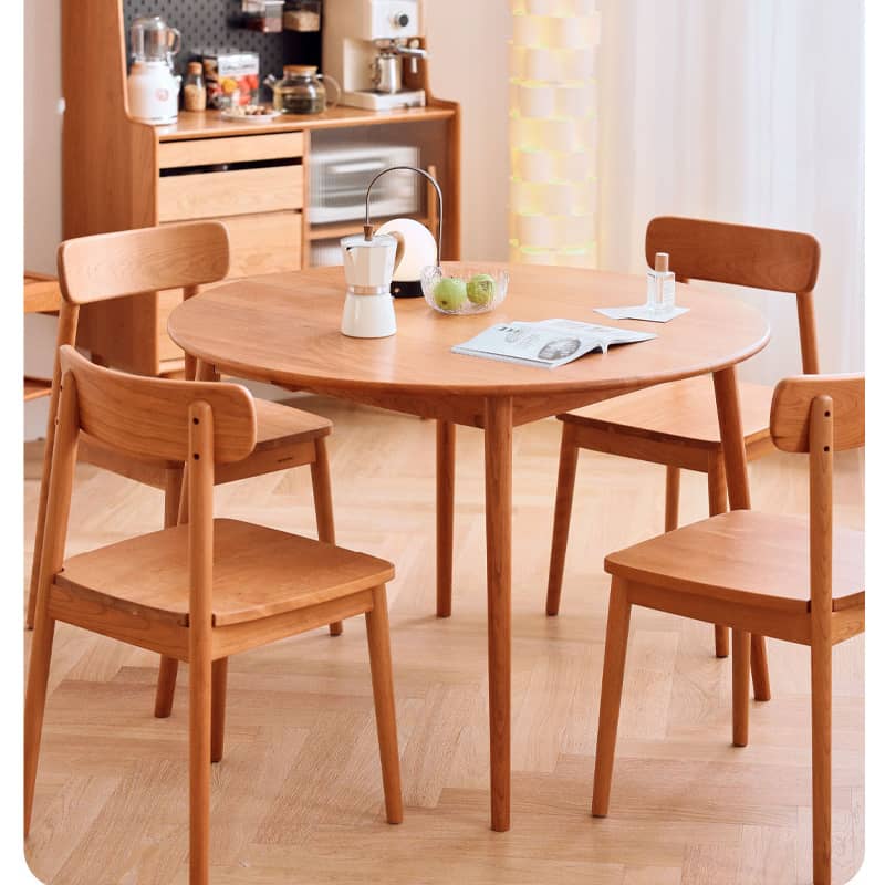 チェリー材テーブル|高級感溢れるおしゃれなダイニングテーブル hldmz-704