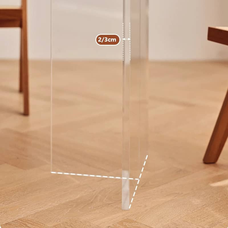 「おしゃれなチェリー材アクリルテーブル|高級感あふれるデザイン」 hldmz-707