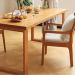 チェリー材テーブル|高級感あふれる天然木製ダイニングテーブル hldmz-709