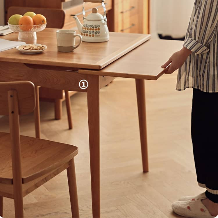 高品質チェリー材多層板テーブル - おしゃれで耐久性抜群な逸品 hldmz-711