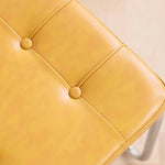 チェリー材&ラタンの高級チェア - スタイリッシュステンレス&PUレザー仕様 hldmz-721