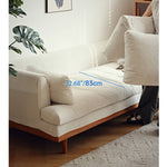 【高級チェリー材使用】エアレザーソファー – ホワイトグースダウン&PPコットン&コーデュロイで究極の快適さ提供 hldmz-733