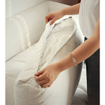 【高級チェリー材使用】エアレザーソファー – ホワイトグースダウン&PPコットン&コーデュロイで究極の快適さ提供 hldmz-733