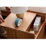 チェリー材と銅製の高級ナイトテーブル|エレガントなデザインでお部屋を格上げ hldmz-735