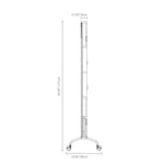 チェリー材とガラス?アクリル?ステンレス?ナイロン製の高級ラック hldmz-738