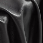 高級感あふれるブラックソファー|パインホワイトグースダウン&本革×ステンレスデザイン hlkwd-4097