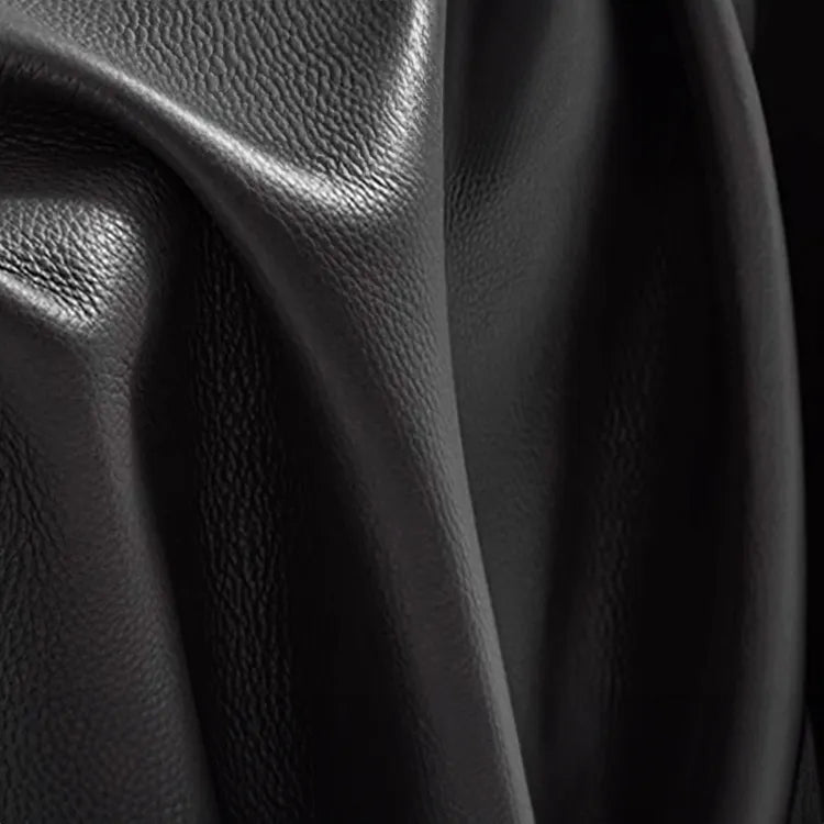 高級感あふれるブラックソファー|パインホワイトグースダウン&本革×ステンレスデザイン hlkwd-4097