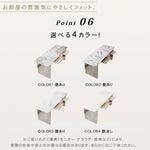 セラミック天板 PCデスク|アクリル脚 ワークテーブル モダンデザイン 書斎・オフィス用 hls-6175