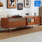 テレビ台 ブラウン ダークブラウン ブラック 多層板 ステンレス ガラス hlwy-3683