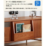 テレビ台 ブラウン ダークブラウン ブラック 多層板 ステンレス ガラス hlwy-3683