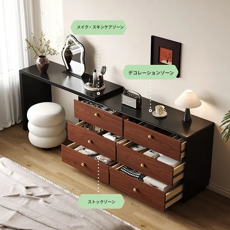 Vanity Table ブラウン 多層板 hlwy-3687