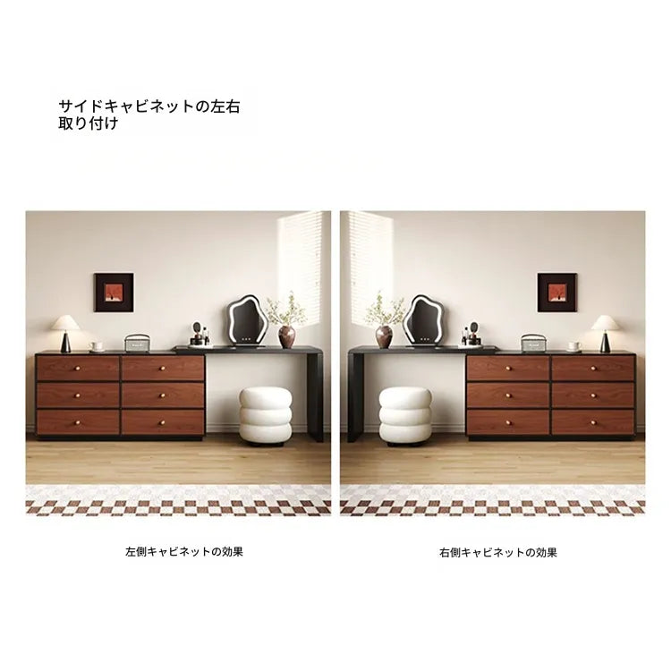 Vanity Table ブラウン 多層板 hlwy-3687