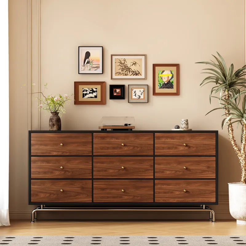 キャビネット ブラウン 多層板 ステンレス hlwy-3688